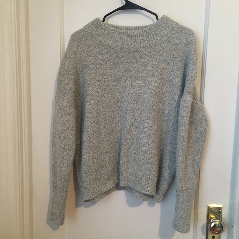 SHEIN grey knit sweater